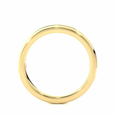 0.90 Carat Channel Set Half Eternity Band In Yellow Gold