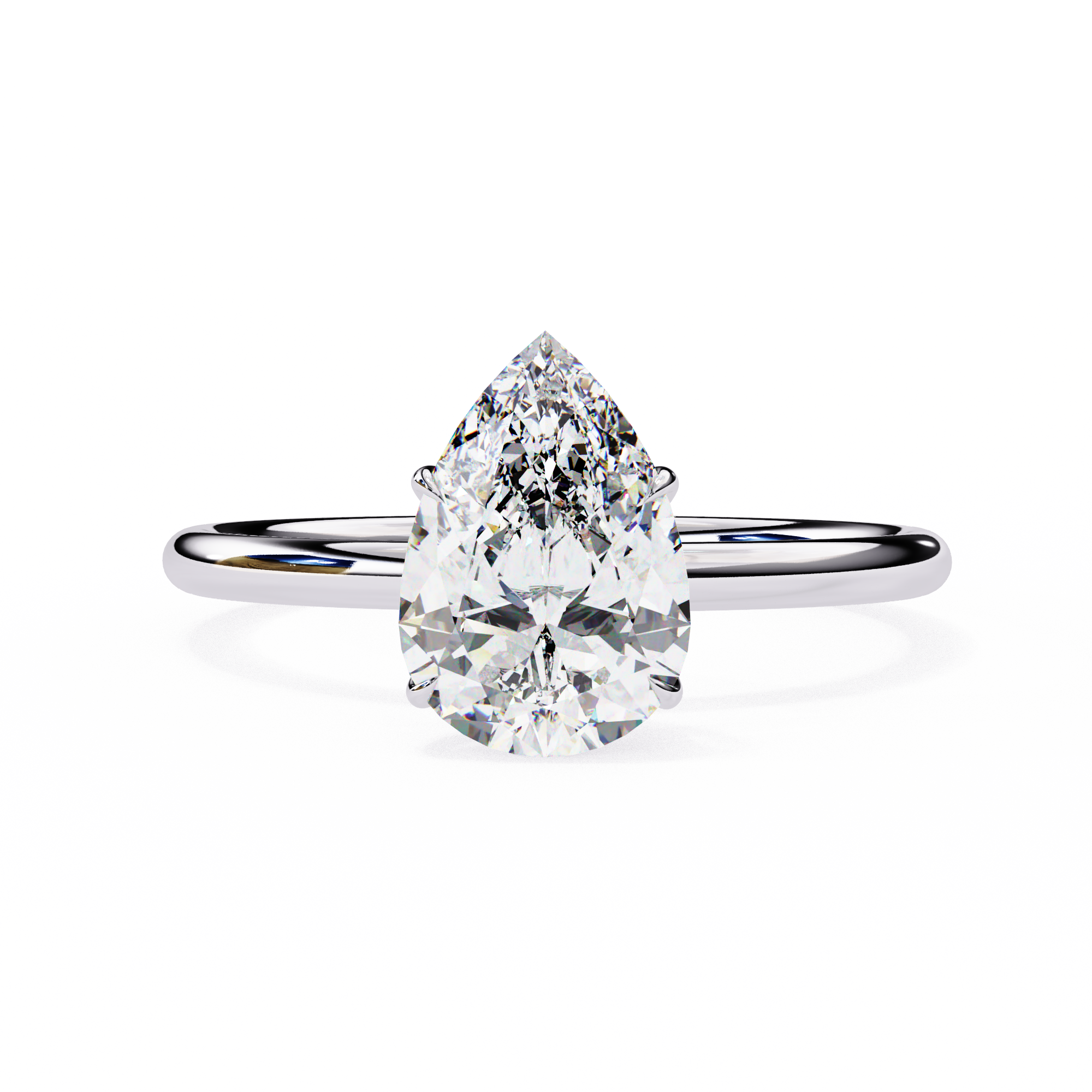 1 Ct Pear Shape Solitaire Lab Diamond Engagement Ring (Copy) dont buy this product Lab Diamond