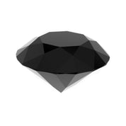 1ct-5ct Round Cut Black Diamond Stone