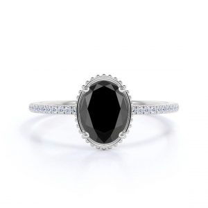 1.22 Ct Oval Shape Antique Ring