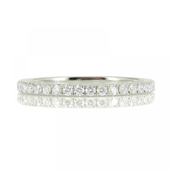 0.80 Carat Round Shape Channel Setting Diamond Eternity Ring In Yellow Gold 950 Platinum Natural Diamond Eternity Wedding Rings