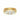 1 Carat Princess And Round Cut Three Stone Prong Setting Diamon Ring In Yellow Gold
