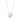 1.05 Ct Round Cut 4 Prong Set Lab Diamond Solitaire Pendant In White Gold