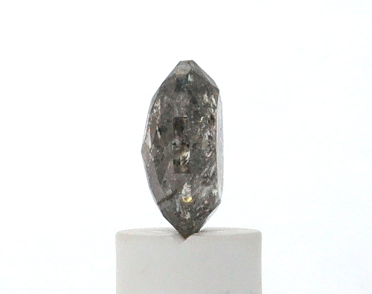1.05 Carat Oval Cut Salt and Pepper Diamond