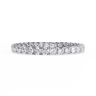 1.09 Carat Round Shape Diamond Eternity Wedding Band In White Gold