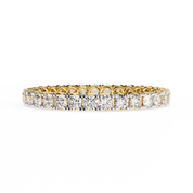 1.09 Carat Round Shape Diamond Eternity Wedding Band In White Gold 18K Yellow Gold Natural Diamond Eternity Wedding Rings