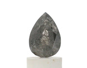 1.19 Carat Pear Shape Salt and Pepper Diamond
