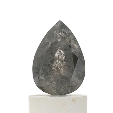 1.19 Carat Pear Shape Salt and Pepper Diamond