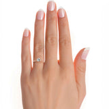 1.20 Carat Solitaire 6 Prong Moissanite Engagement Ring In Rose Gold