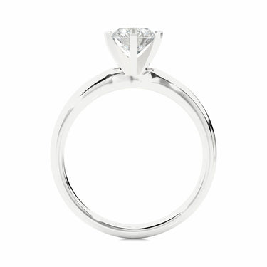 1.20 Carat Round Cut Lab Diamond 6 Prong Solitaire Engagement Ring In White Gold