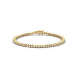 1 Carat Round Diamond Tennis Bracelet in White Gold