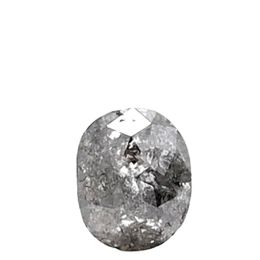 1.33 Carat Oval Cut Salt And Pepper Diamond