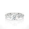 1.50 Carat 7 Stone Moissanite Ring in White Gold