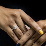1.42 Ct Radiant Cut Lab Grown Diamond Ring