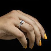 1.42 Ct Radiant Cut Lab Grown Diamond Ring