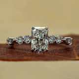 1.42 Ct Radiant Cut Lab Grown Diamond Ring