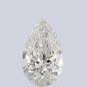 1.69 Carat Pear Shaped Synthetic Diamond