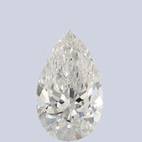1.69 Carat Pear Shaped Synthetic Diamond