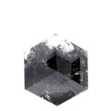 1.72 Carat Fabulous Hexagon Salt And Pepper Diamond