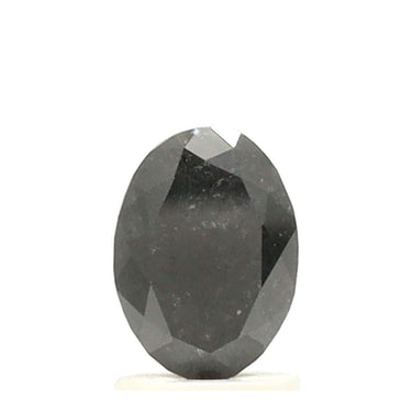 Diamante de sal y pimienta de talla ovalada de 1,78 quilates