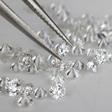 1 Carat VS1/2 G/H Color Melee Round Cut Diamonds Lot