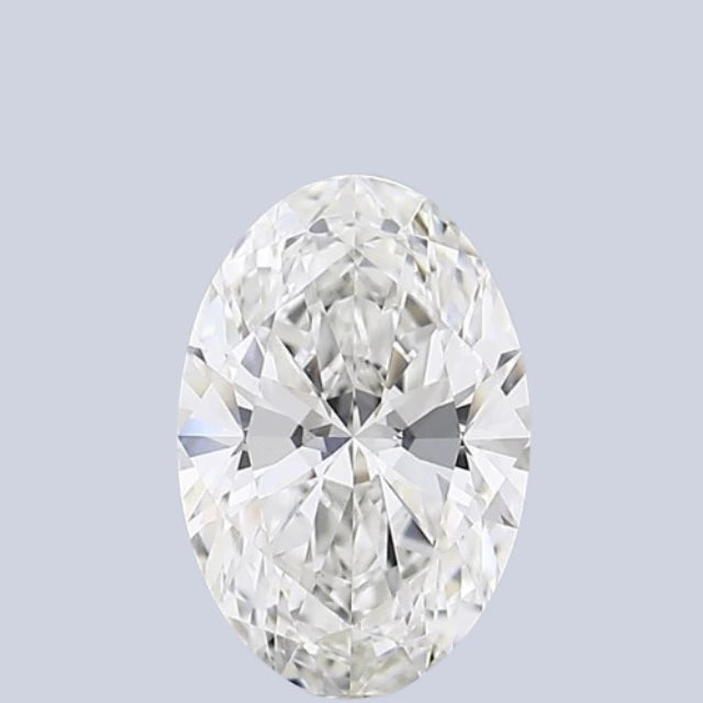 1.83 Carat Oval Shaped Synthetic Diamond