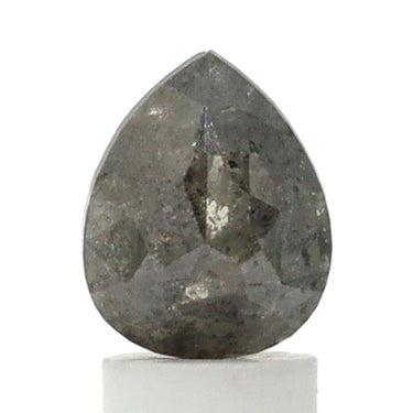 1.90 Carat Pear Cut Salt and Pepper Diamond