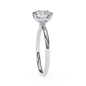 2 Ct Round Shape Solitaire Lab Diamond Engagement Ring Lab Diamond Engagement Rings