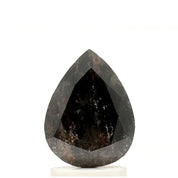 1.90 Ct Pear Shape Salt and Pepper Diamond
