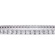 2.20 Carat Round Cut Diamond Tennis Bracelet In White Gold