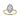 1 Carat Marquise Cut Halo Diamond Engagement Ring In Yellow Gold