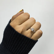 1 Carat Radiant Cut Lab Grown Diamond Cuban Link Ring