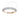 1 Carat Round Shape Half Eternity Diamond Wedding Band In Rose Gold