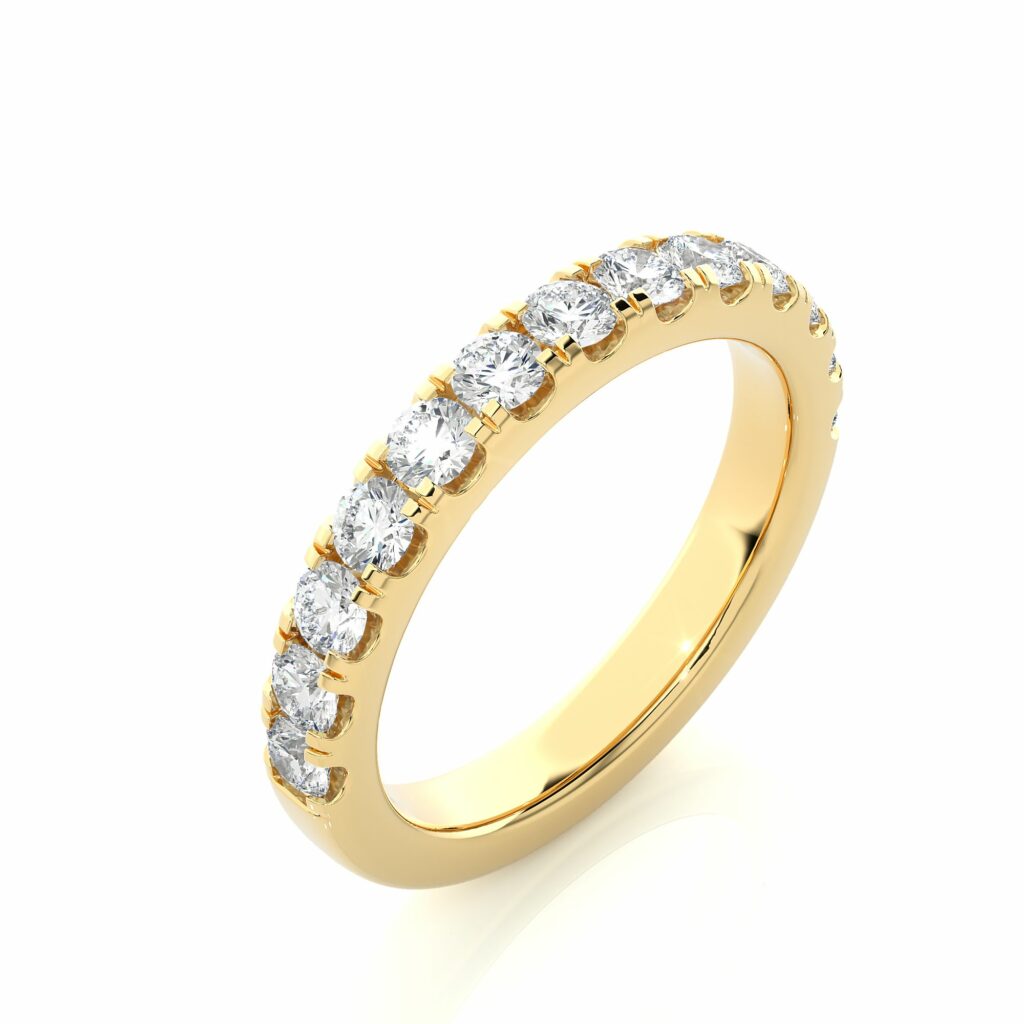 1.40 CT Round Prong Setting Diamond Eternity Band