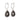 Black And White Diamond Drop Earrings For Women
