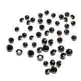 1 Carat 1.30 Mm to 1.60 Mm Round Cut Calibrated Black Diamond Lot