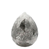 2.13 Carat Pear Shape Salt And Pepper Diamond