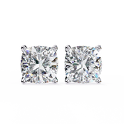 2.50 Ct Cushion Cut Lab Grown Diamond Earrings