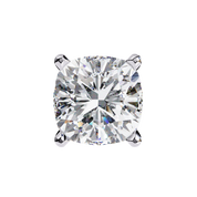 2.50 Ct Cushion Cut Lab Grown Diamond Earrings