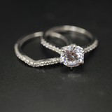 2.50 Carat Round Cut Wedding Ring