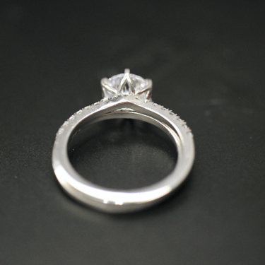 2.50 Carat Round Cut Wedding Ring