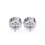2.60 Carat Round Solitaire Lab Diamond Earrings