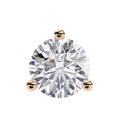 Round Brilliant Lab Diamond Stud Earrings