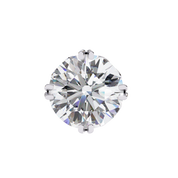 Filigree Lab Grown Diamond Stud Earrings