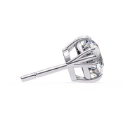 2.60 Carat Round Cut Lab Diamond Earrings