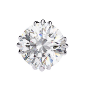 2.60 Carat Round Cut Lab Diamond Earrings