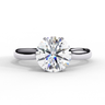 2 Carat Round Shape Lab Diamond Solitaire Engagement Ring In White Gold