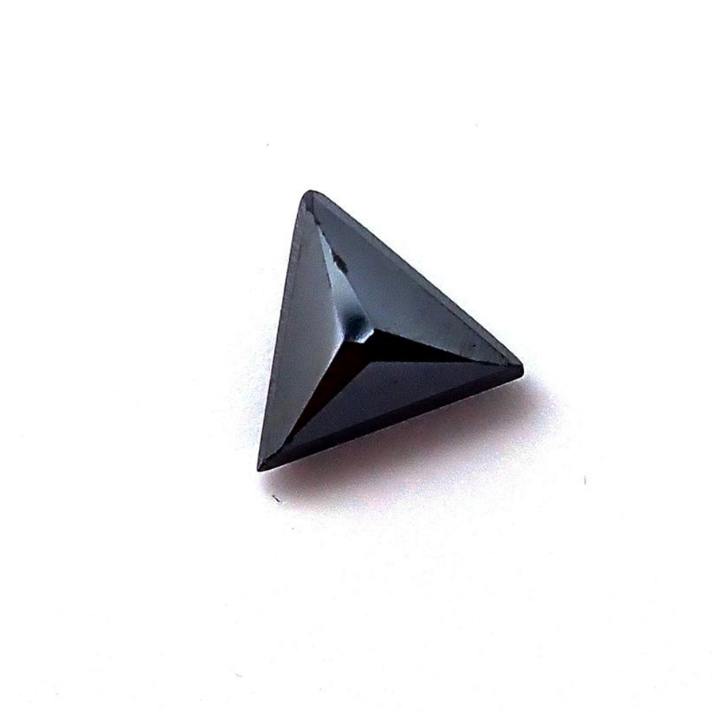 Natural 2 Ct Black Diamond Triangle Shape