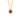 3.10 Carat Pear Ruby Gemstone Pendant in Yellow Gold