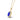 3.50 Carat Cushion Sapphire Gemstone Double Halo Pendant